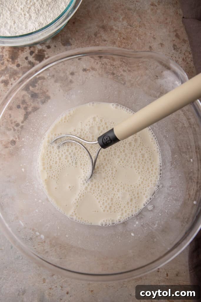 unmixed ingredients in a bowl