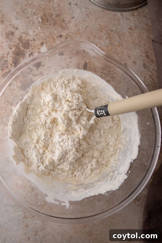 unmixed ingredients in a bowl