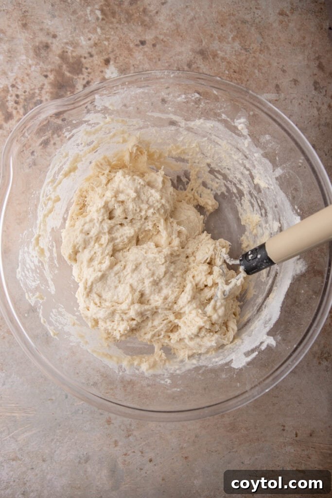 mixed ingredients in a bowl