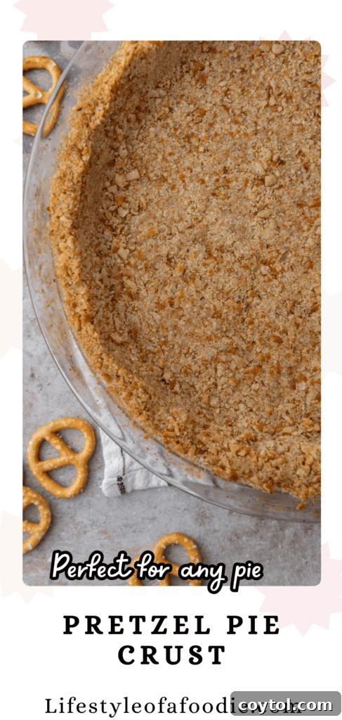 The Ultimate Salty Sweet Pretzel Pie Crust 16 A delicious dessert idea featuring the pretzel pie crust as a base.