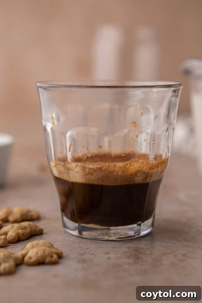 espresso in a cup