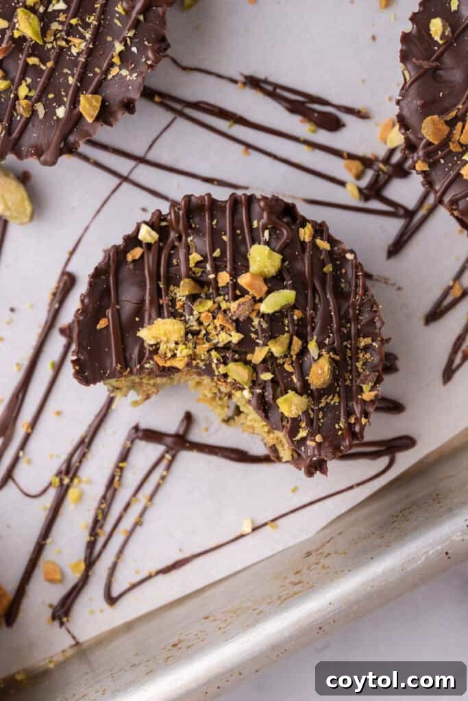 Dubai Chocolate Cups Recipe overhead shot