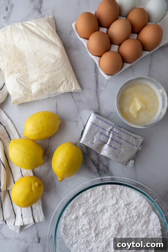 gooey butter lemon cake
recipe ingredients