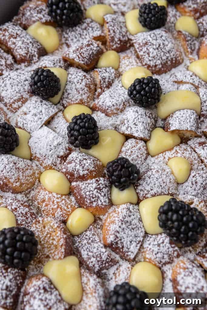 Pretzel Crusted French Toast Casserole 13 Pretzel French Toast casserole close up