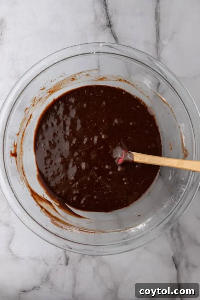 mixed ingredients in a bowl