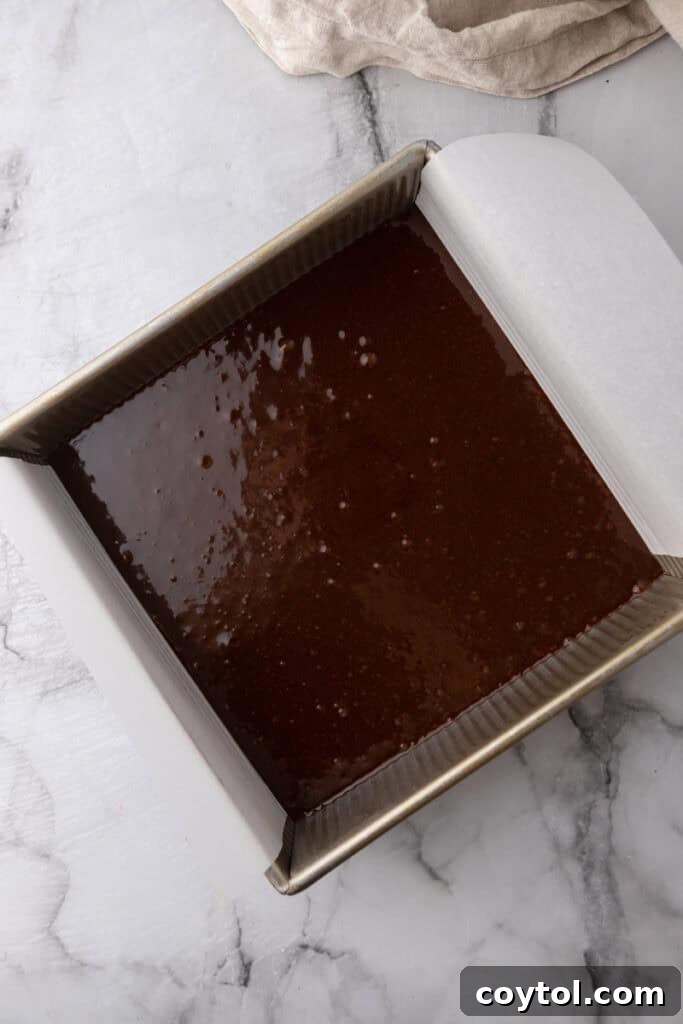 batter in a pan