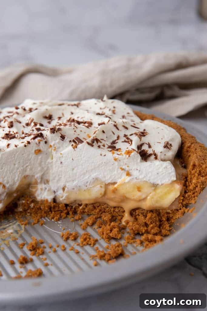The Secret To Divine Banoffee Pie 15 the Banoffee Pie recipe in the pan