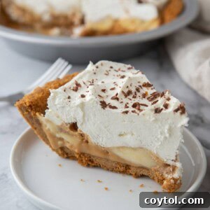 The Secret To Divine Banoffee Pie 18 a slice of the Banoffee Pie recipe on a plate