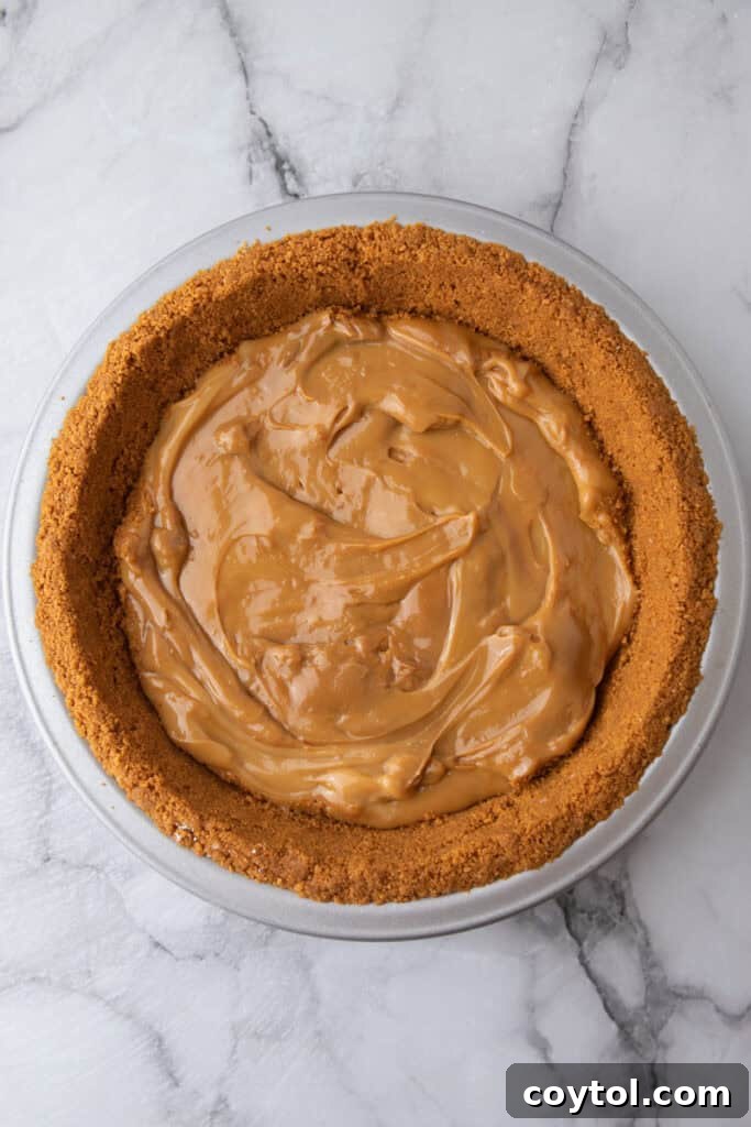 The Secret To Divine Banoffee Pie 6 dulce de leche in a crust