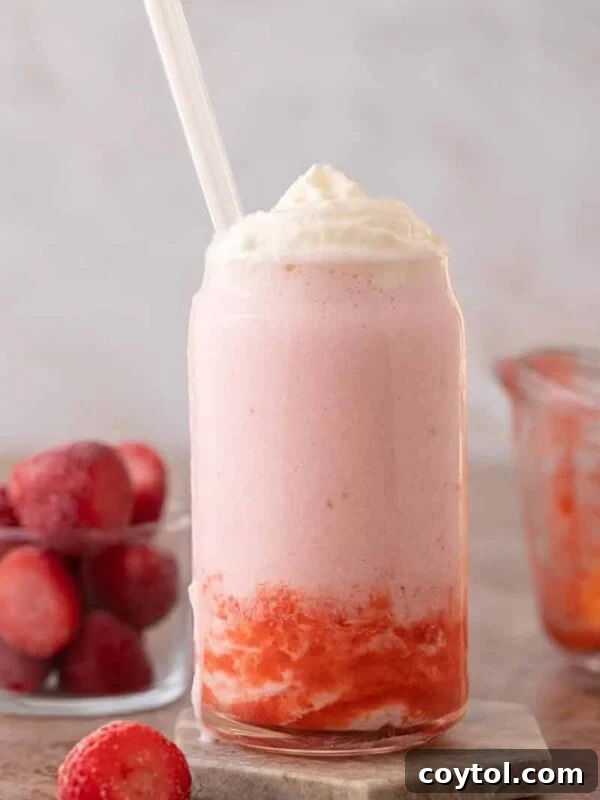 Strawberry creme frappuccino recipe